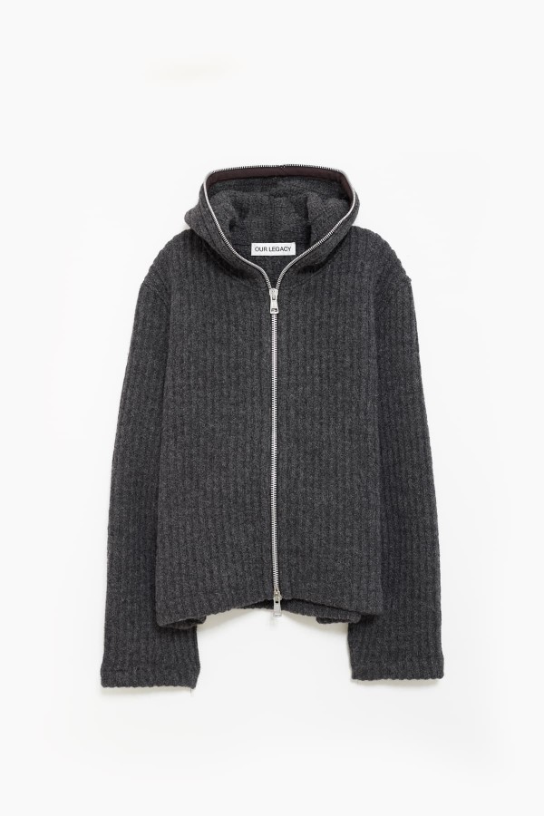 OUR LEGACY ANTRACITE FULL ZIP HOOD JACKET IAMNUE