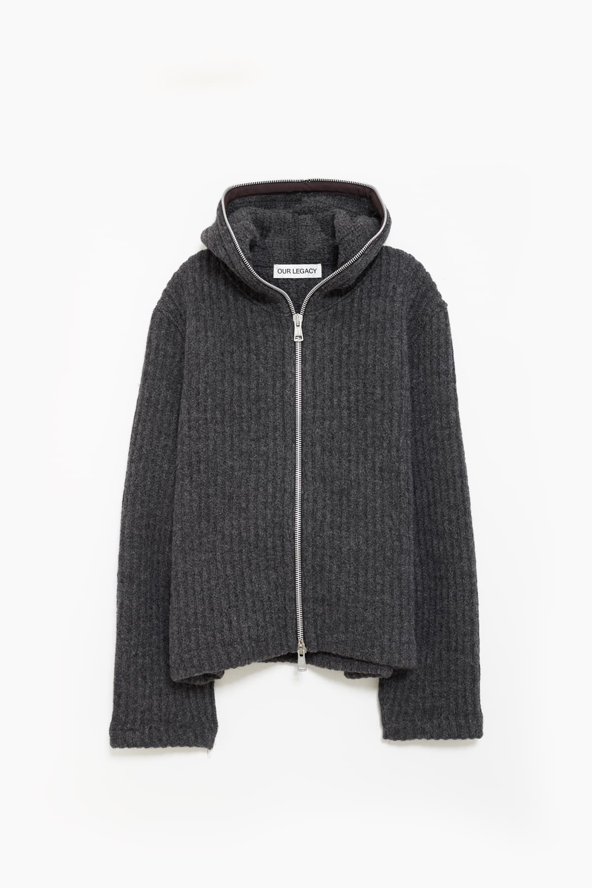 OUR LEGACY ANTRACITE FULL ZIP HOOD JACKET IAMNUE