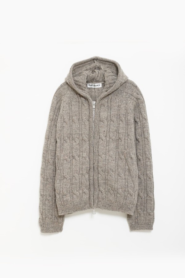 OUR LEGACY STABLE MELANGE LEVEL HOOD JACKET IAMNUE