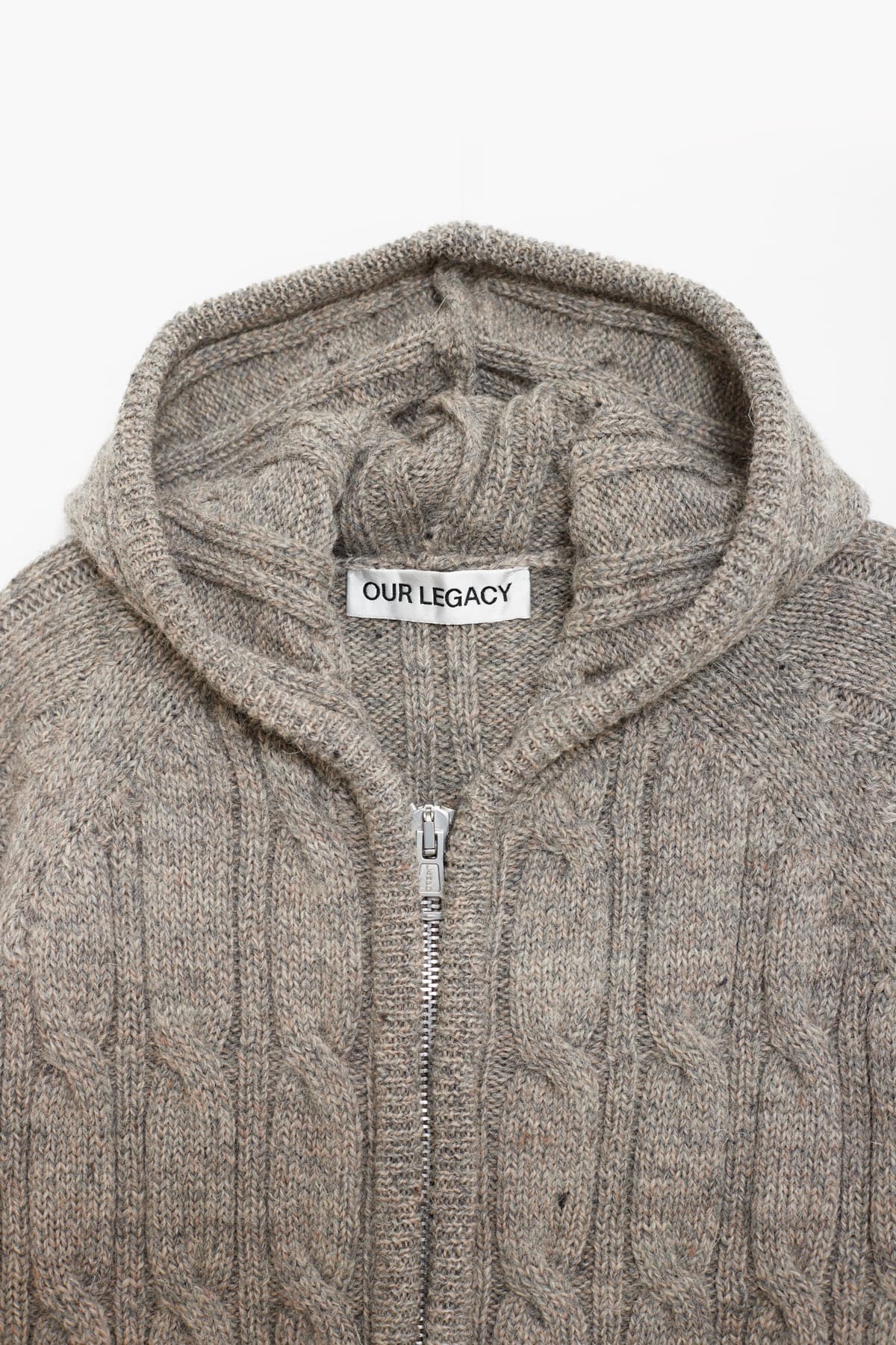 OUR LEGACY STABLE MELANGE LEVEL HOOD JACKET IAMNUE