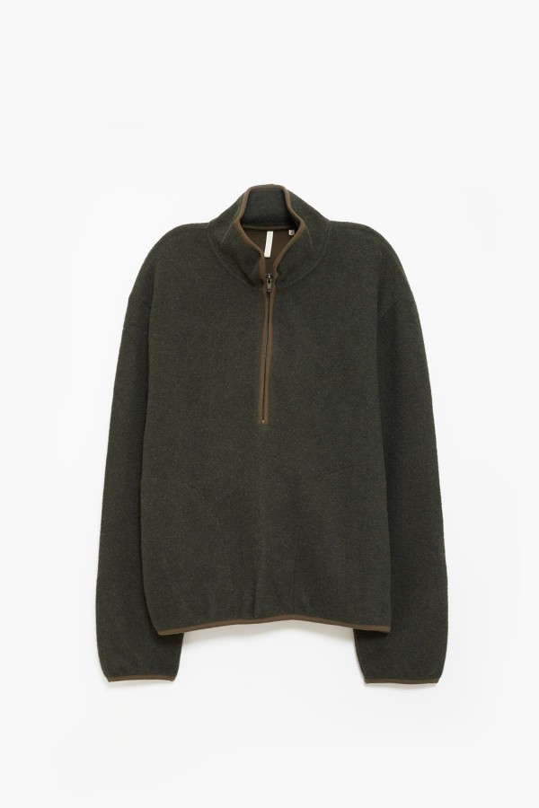 SUNFLOWER ARMY WOOL ZIP SWEATER IAMNUE