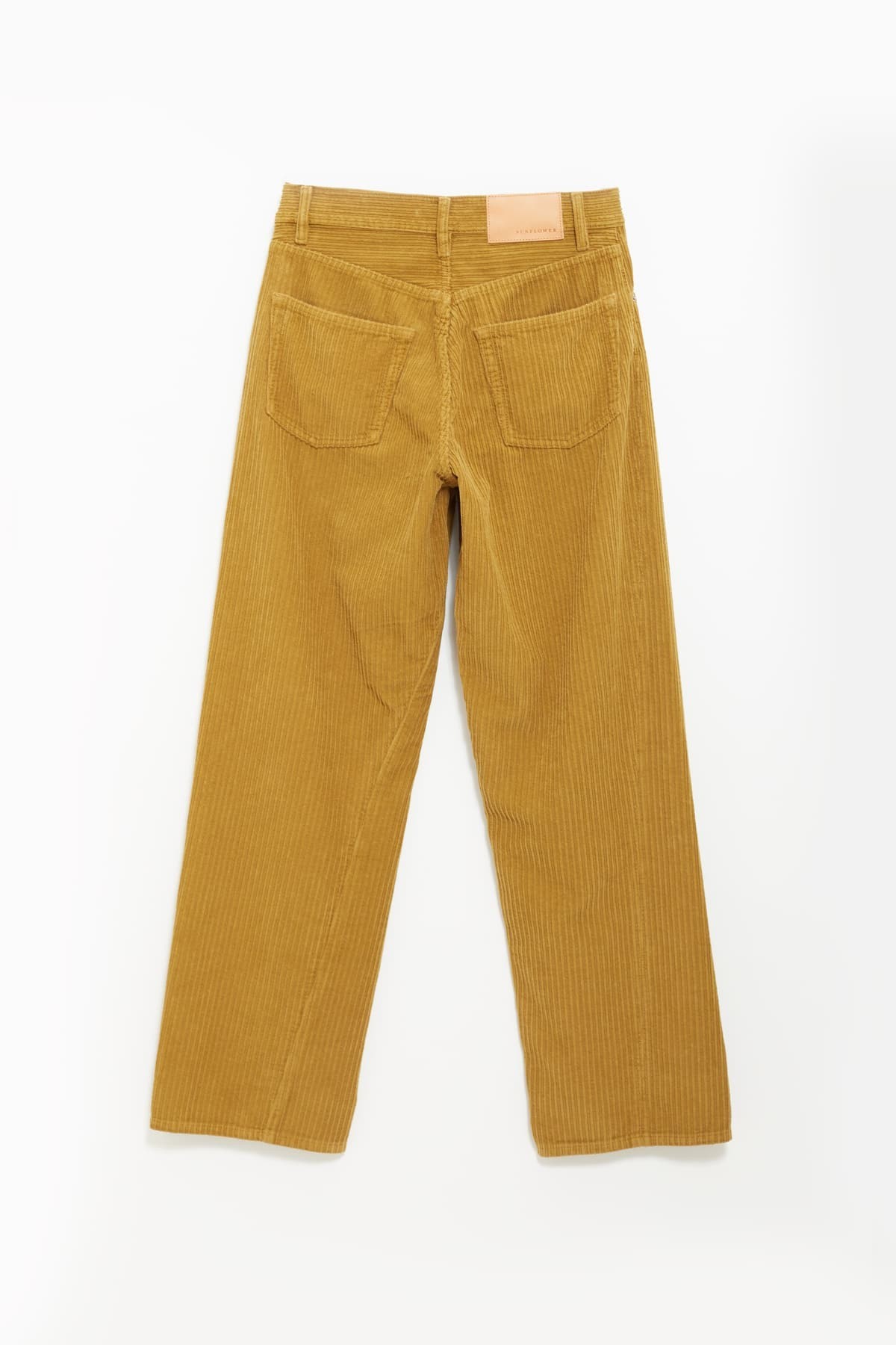 SUNFLOWER OCHRE WIDE TWIST CORD TROUSER IAMNUE