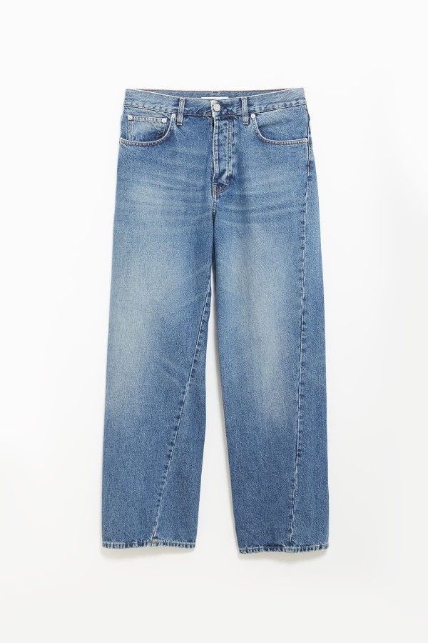 SUNFLOWER MID BLUE WIDE TWIST TROUSER IAMNUE