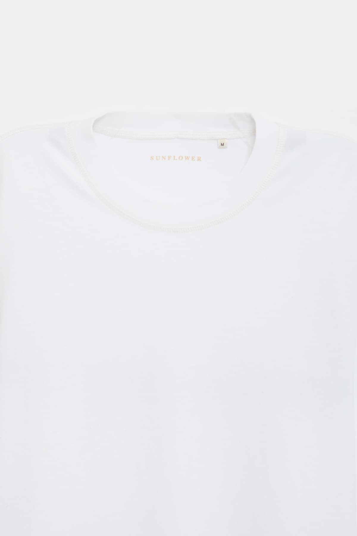 SUNFLOWER WHITE CONTRAST LS T-SHIRT IAMNUE