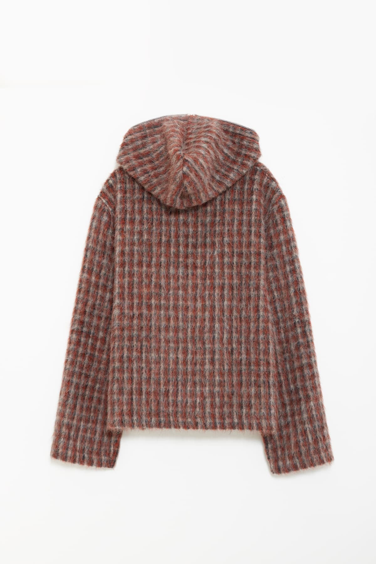 OUR LEGACY BOSTON CHECK FULL ZIP HOOD JACKET IAMNUE