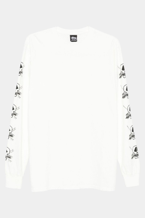 STUSSY NATURAL FOILS PIG DYED LS T-SHIRT IAMNUE