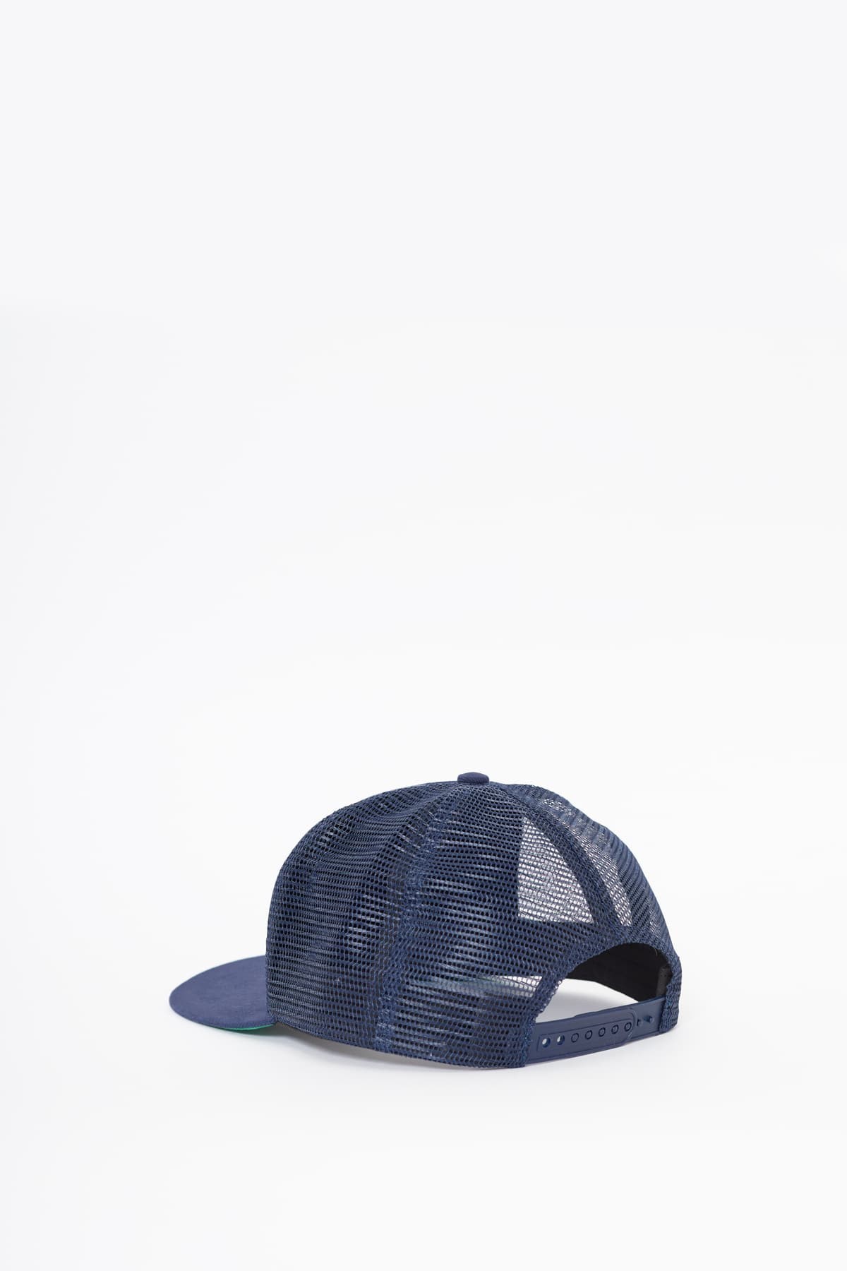 RHUDE NAVY SERVICE TRUCKER HAT IAMNUE