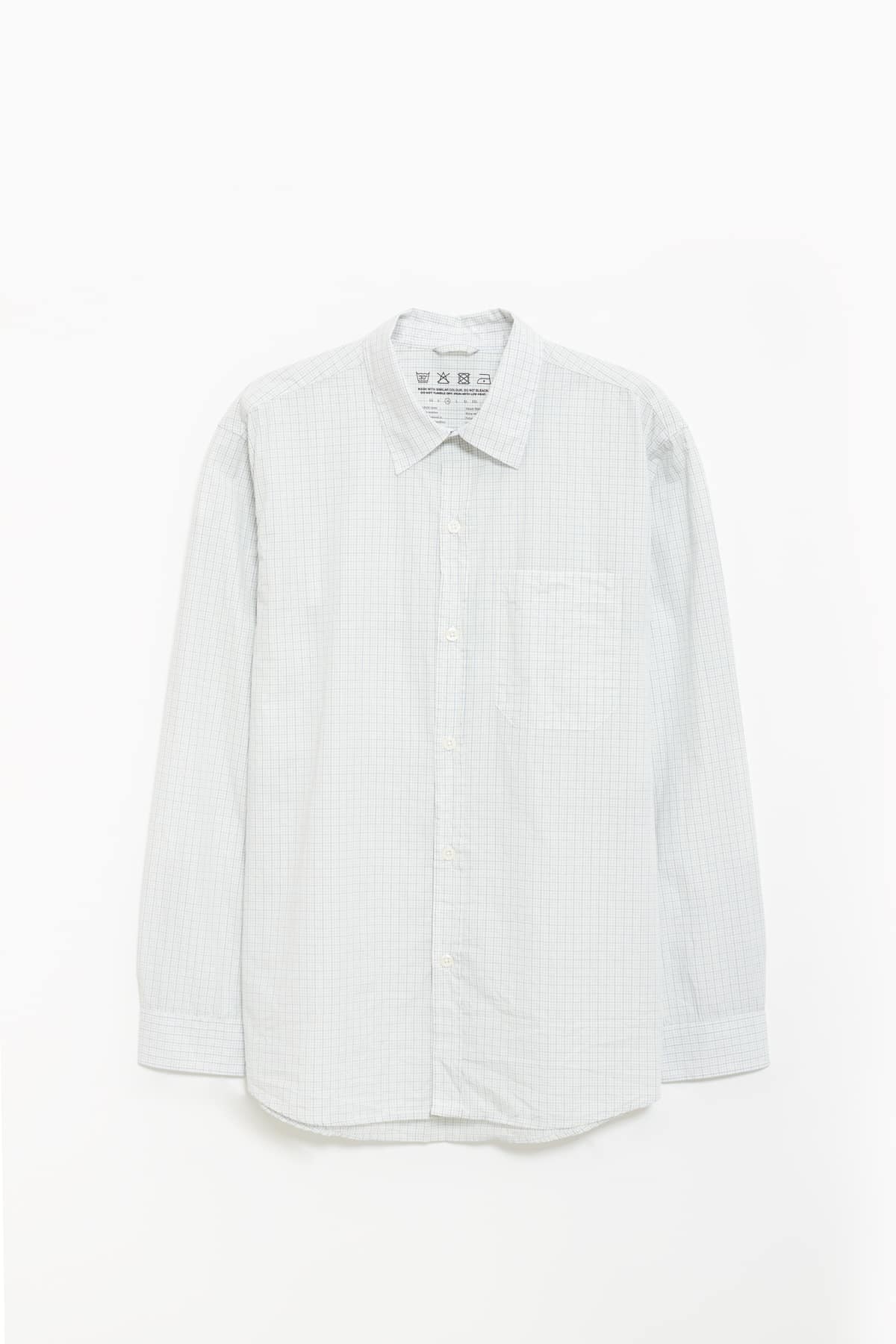 MFPEN TABLE CHECK DISTANT SHIRT IAMNUE