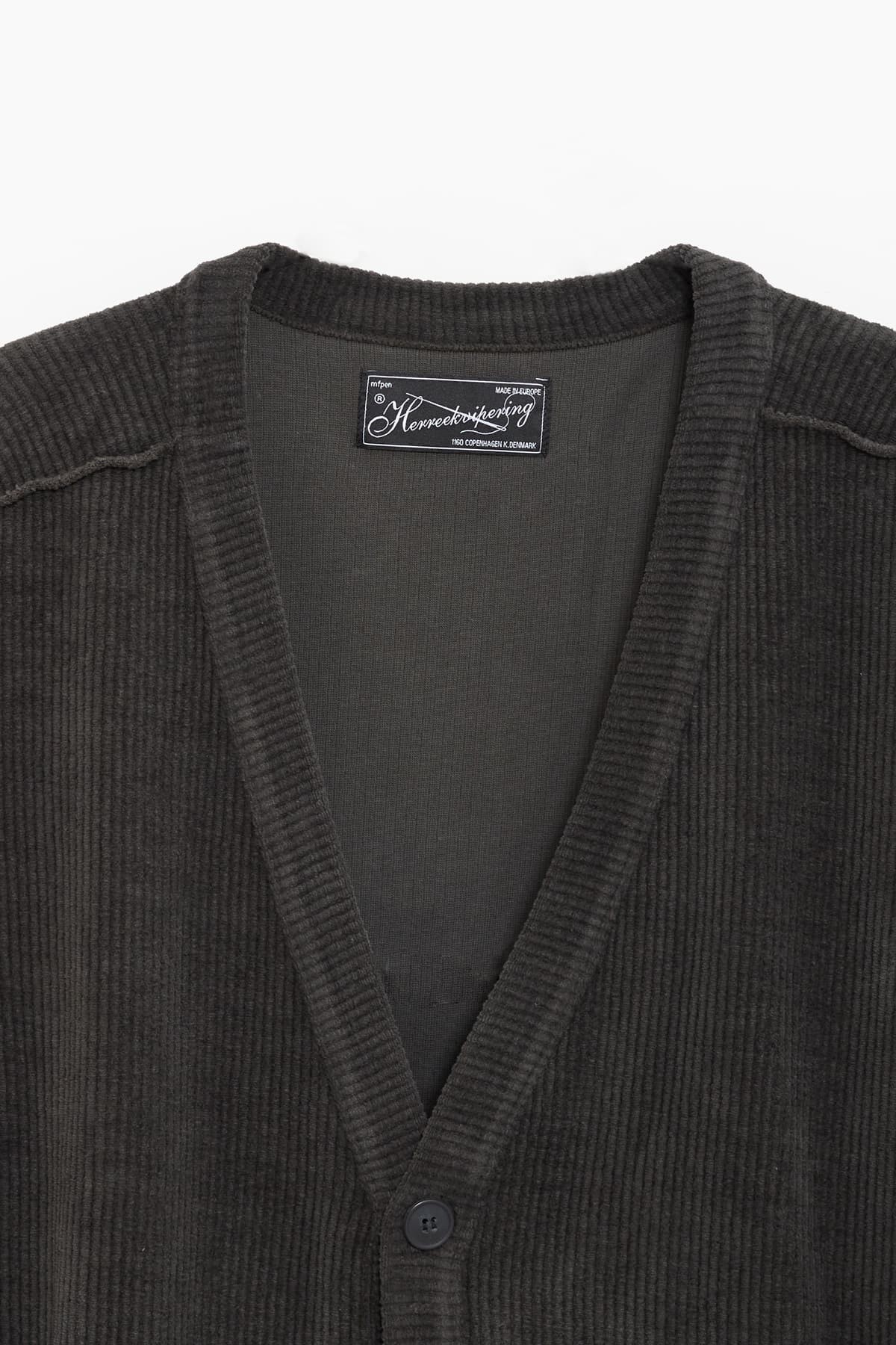 MFPEN WASHED GREY EXPERIENCED CARDIGAN IAMNUE