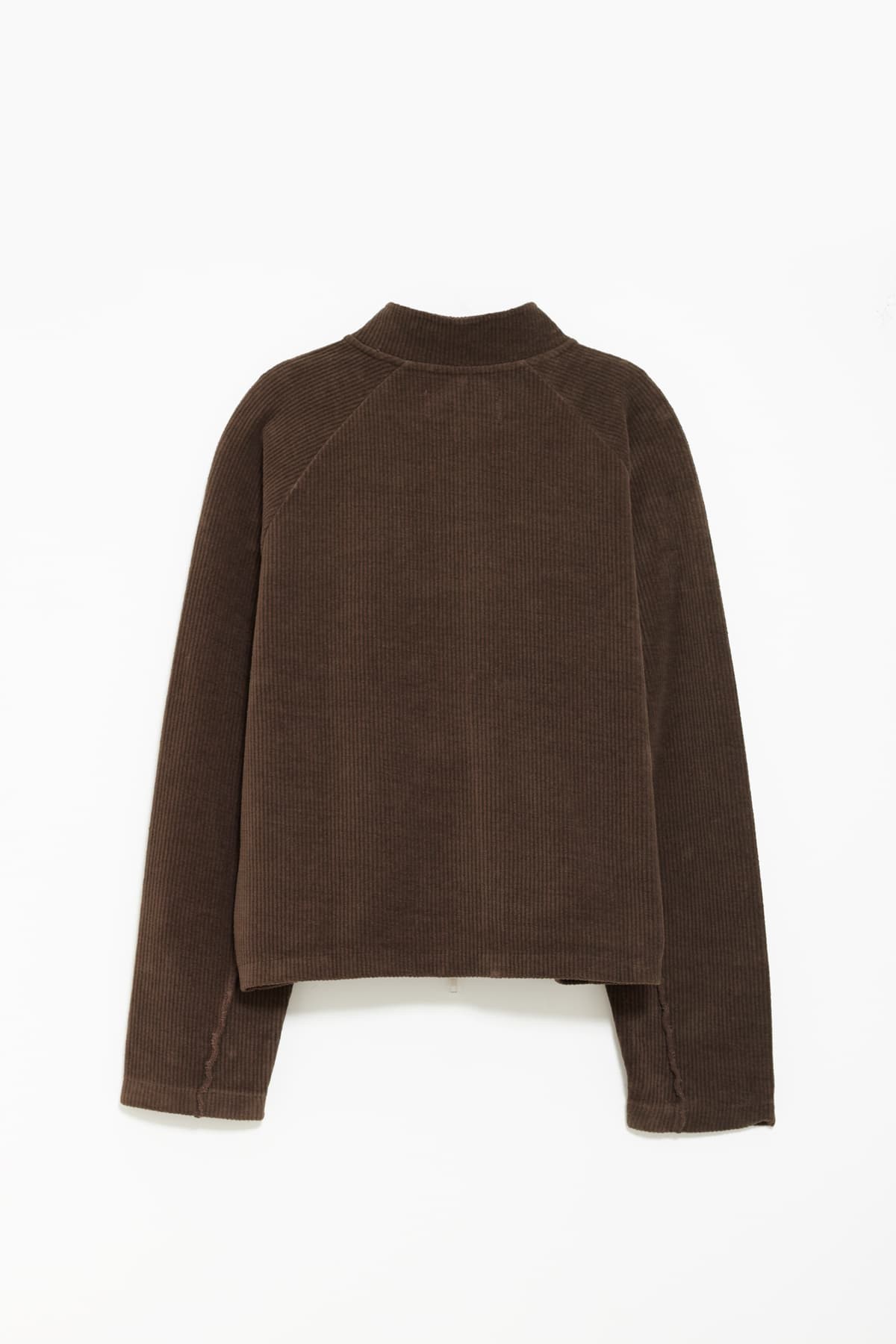 MFPEN BROWN LEISURE ZIP UP JACKET IAMNUE