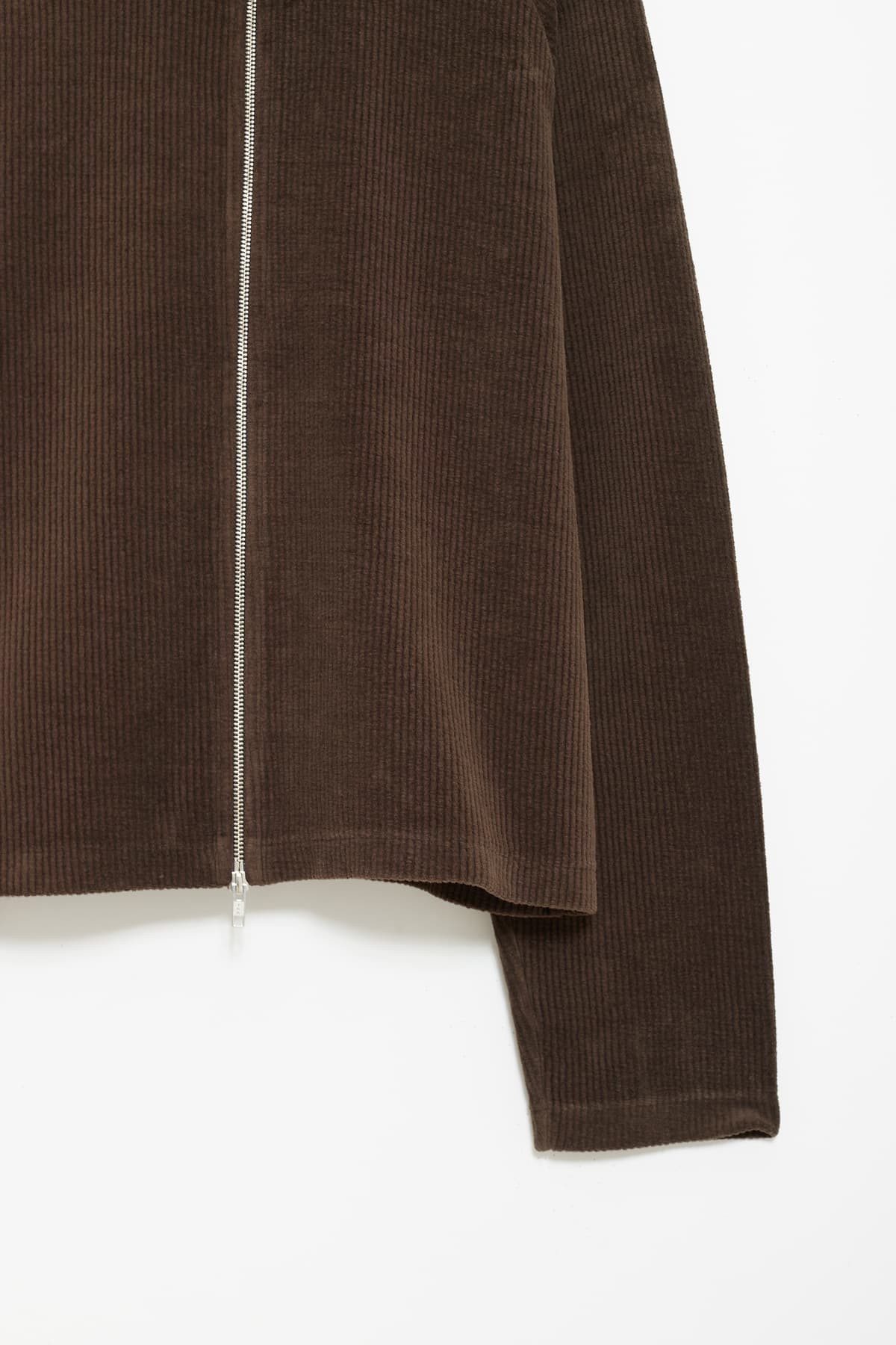 MFPEN BROWN LEISURE ZIP UP JACKET IAMNUE