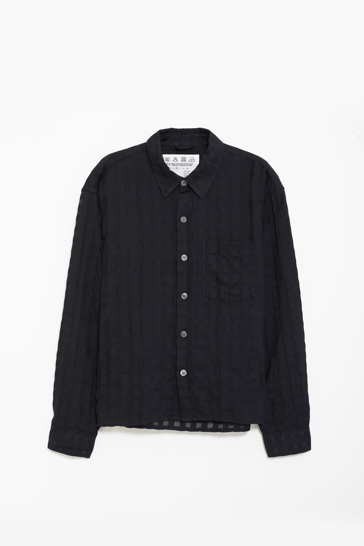 MFPEN BLACK CHECK PRIORITY SHIRT IAMNUE
