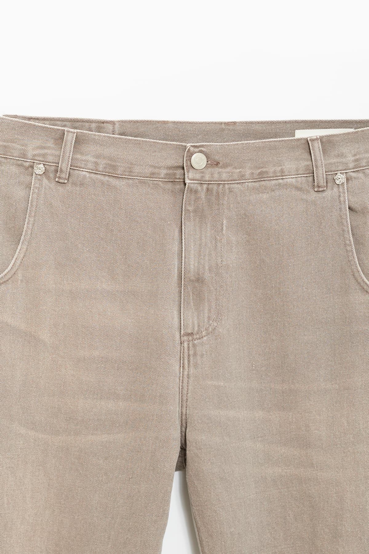 MFPEN WASHED BROWN STRAIGHT CUT RIVER JEANS IAMNUE