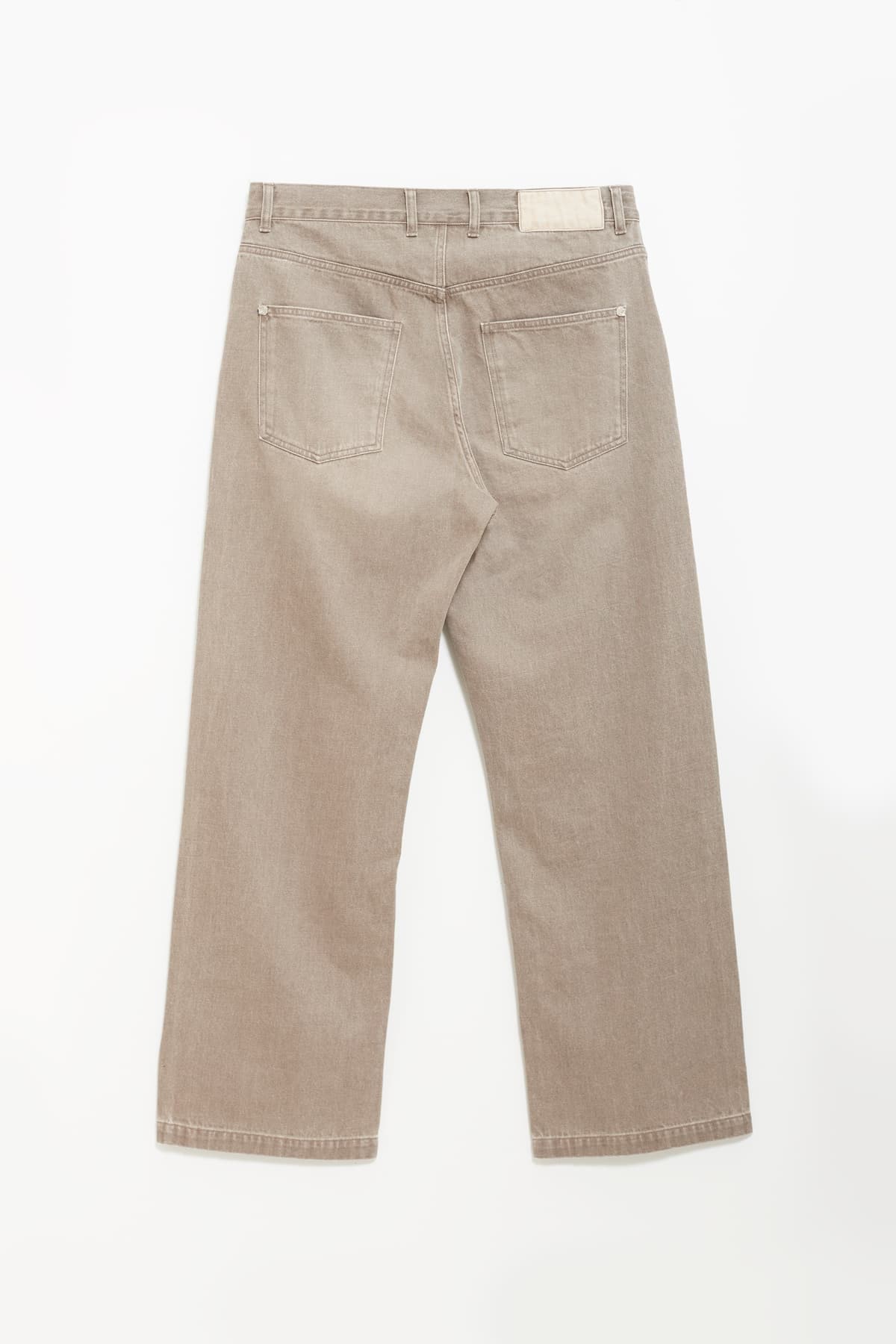 MFPEN WASHED BROWN STRAIGHT CUT RIVER JEANS IAMNUE