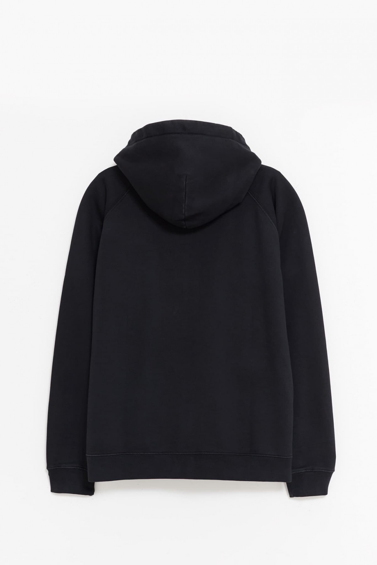 SECOND LAYER BLACK ZIP HOODIE IAMNUE