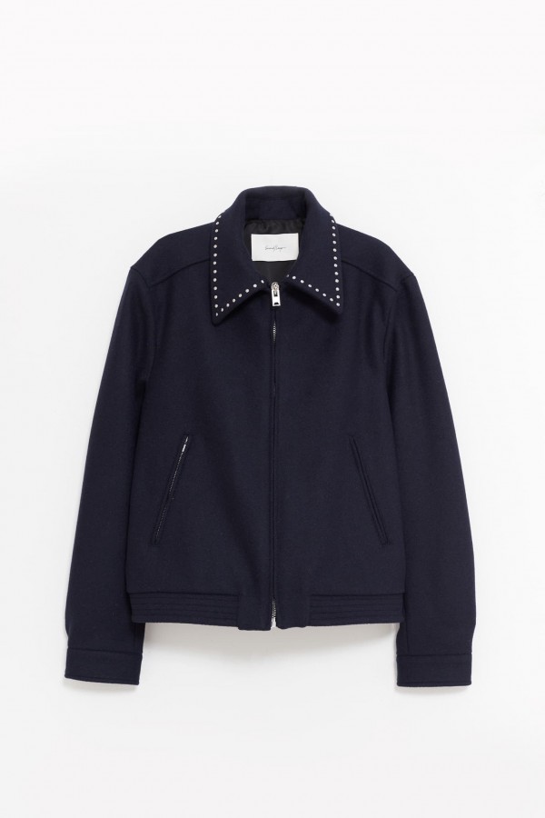 SECOND LAYER BLACK CASPER JACKET IAMNUE