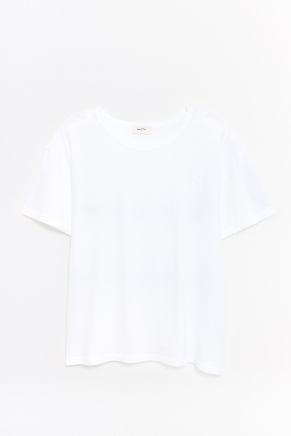 SECOND LAYER WHITE CORE MINI T-SHIRT IAMNUE