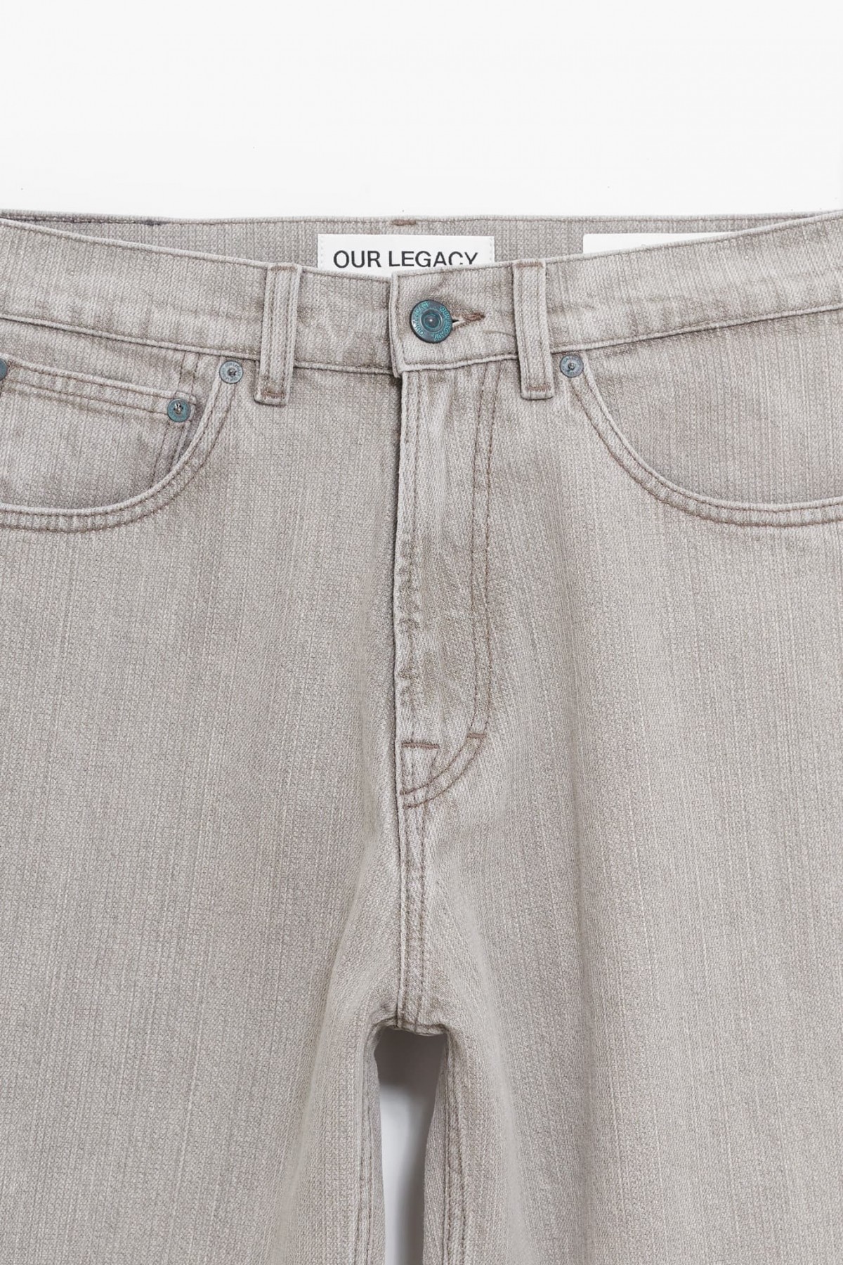 OUR LEGACY CONCRETE CHAIN TWILL THIRD CUT TROUSER | IAMNUE