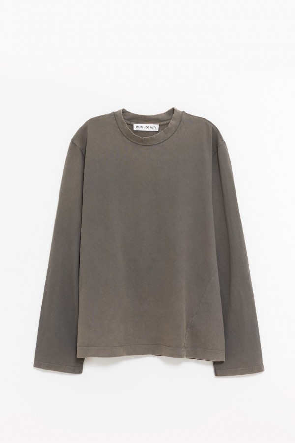 OUR LEGACY ANTIQUE COATING BIG LONGSLEEVE T-SHIRT IAMNUE