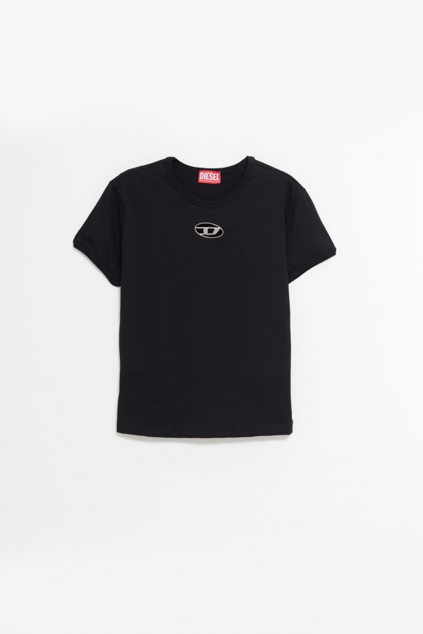 DIESEL BLACK T-UNCUTIE-LONG-OD T-SHIRT IAMNUE