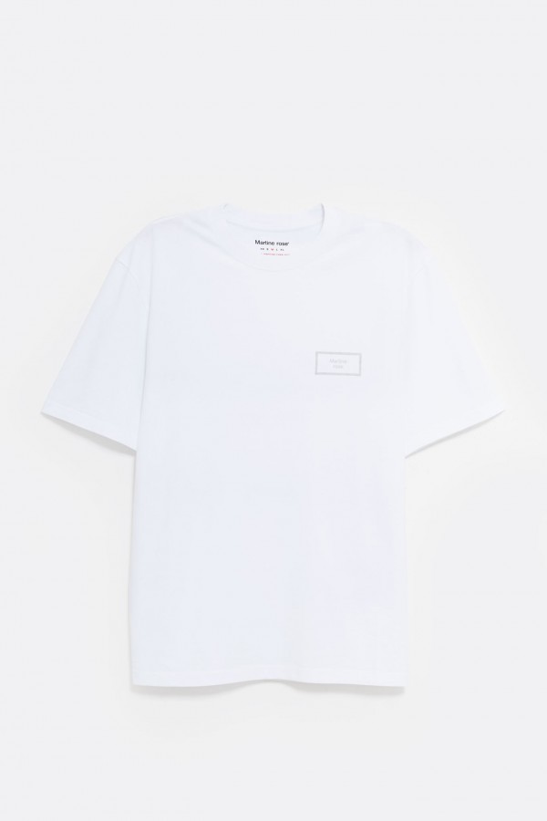 MARTINE ROSE WHITE CLASSIC T-SHIRT IAMNUE