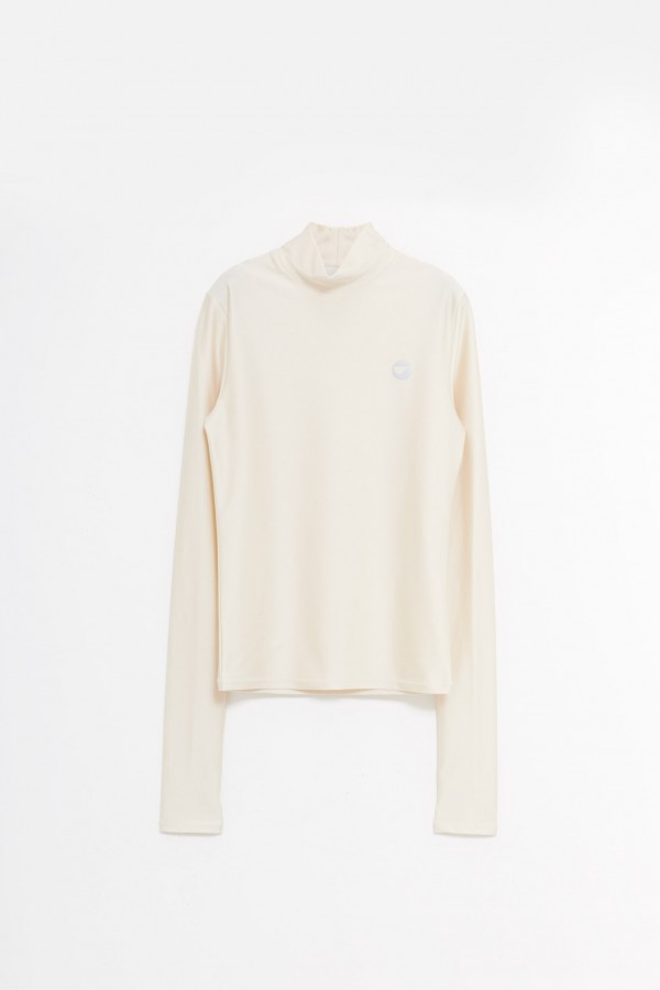 COPERNI BEIGE TIGHT HIGH NECK TOP IAMNUE