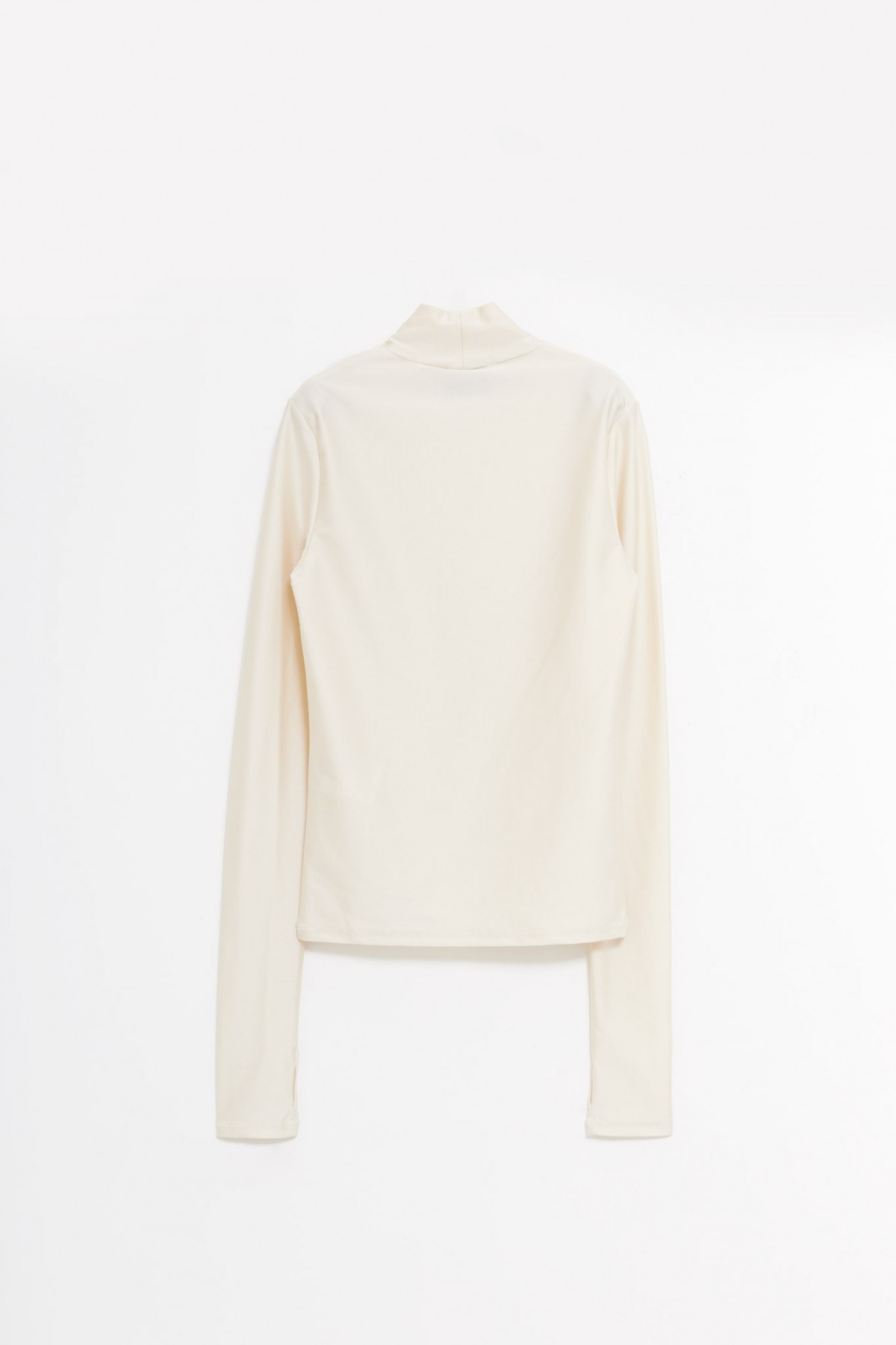 COPERNI BEIGE TIGHT HIGH NECK TOP IAMNUE