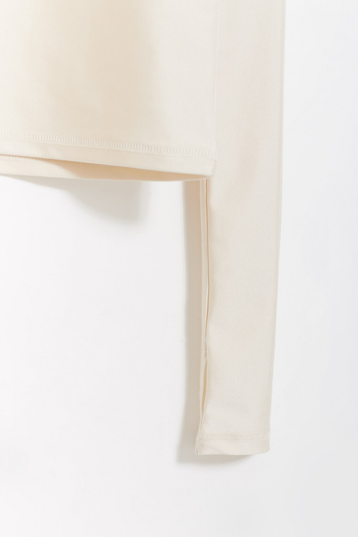 COPERNI BEIGE TIGHT HIGH NECK TOP IAMNUE