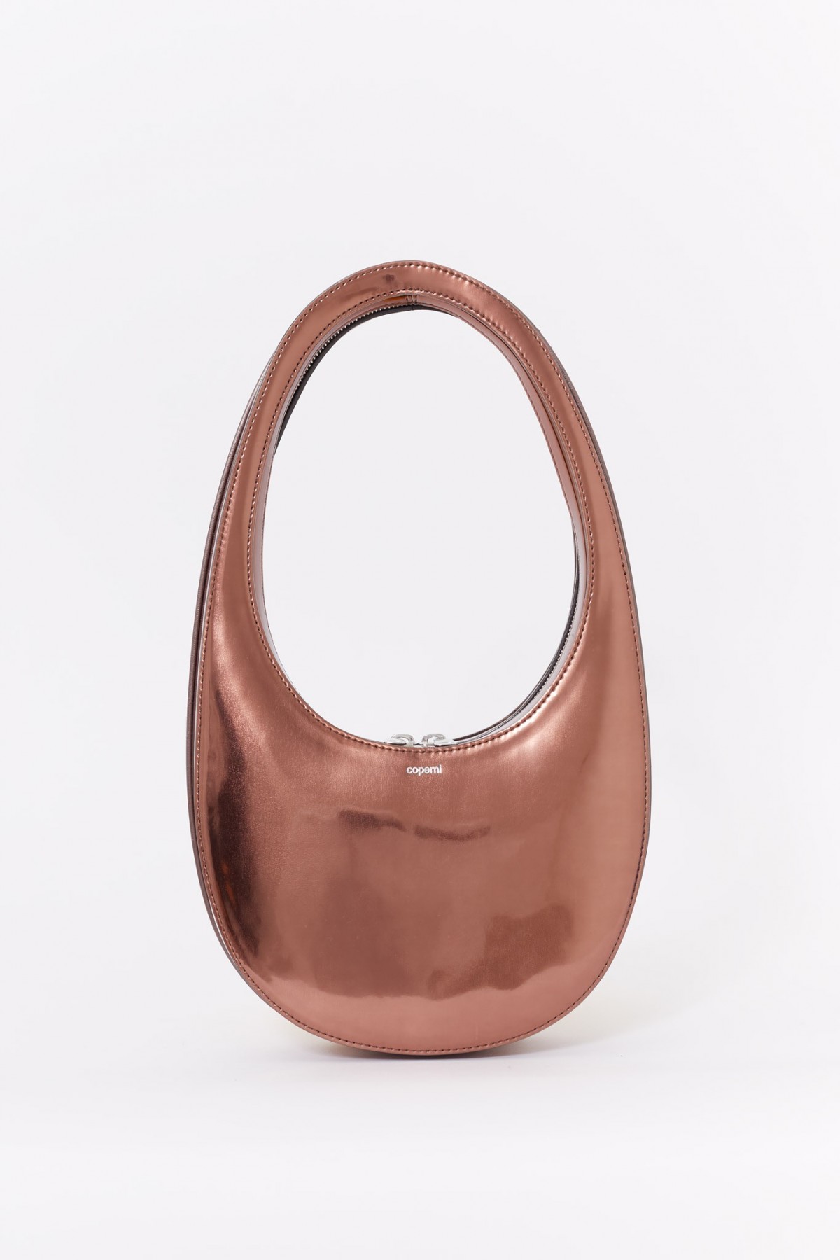 COPERNI BROWN MIRRORED SWIPE BAG IAMNUE