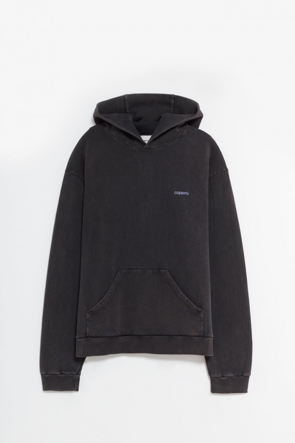 COPERNI BLACK WASHED HORN HOODIE IAMNUE
