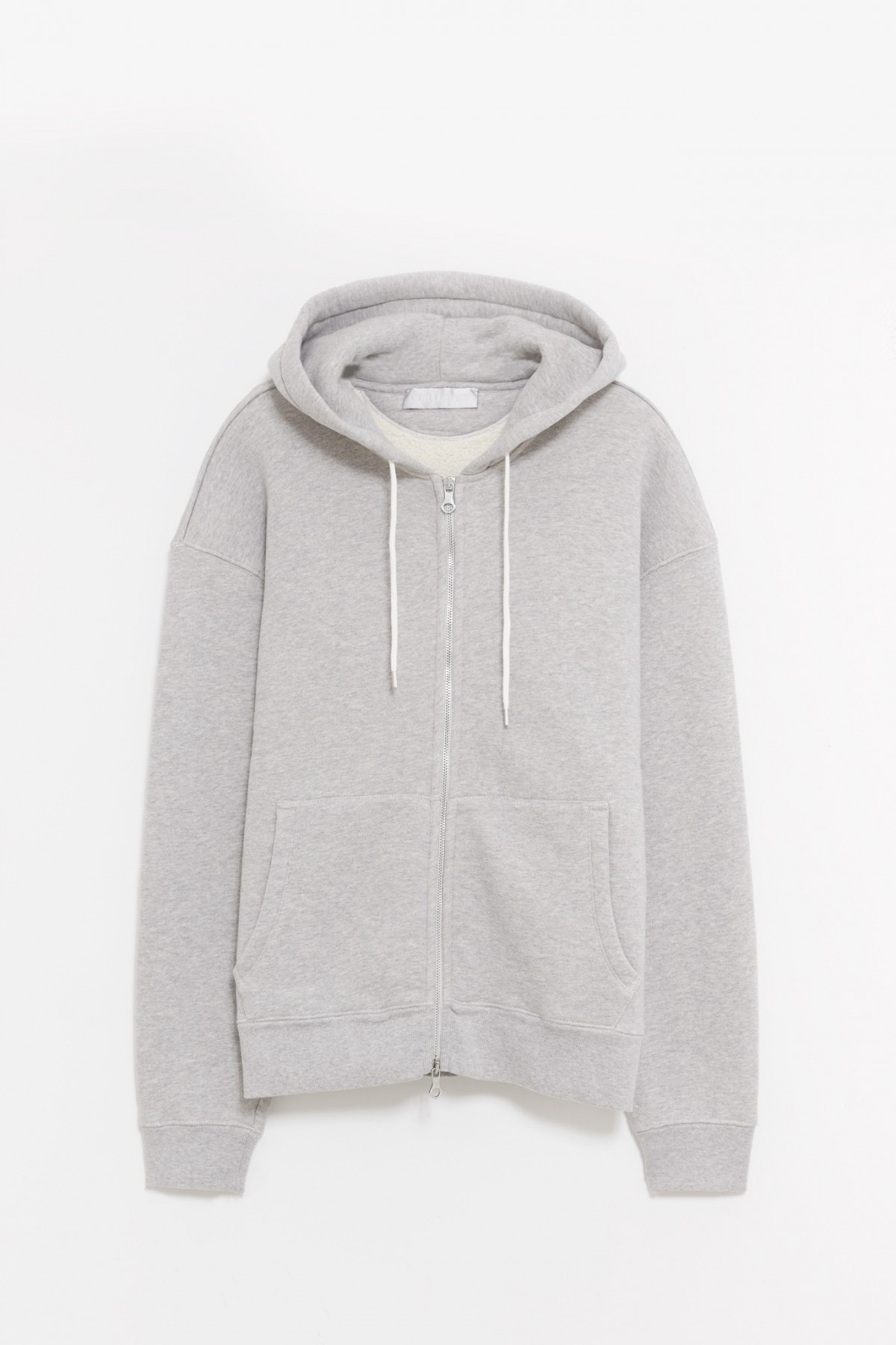 OUR LEGACY GREY MELANGE RASCAL HOOD JACKET IAMNUE