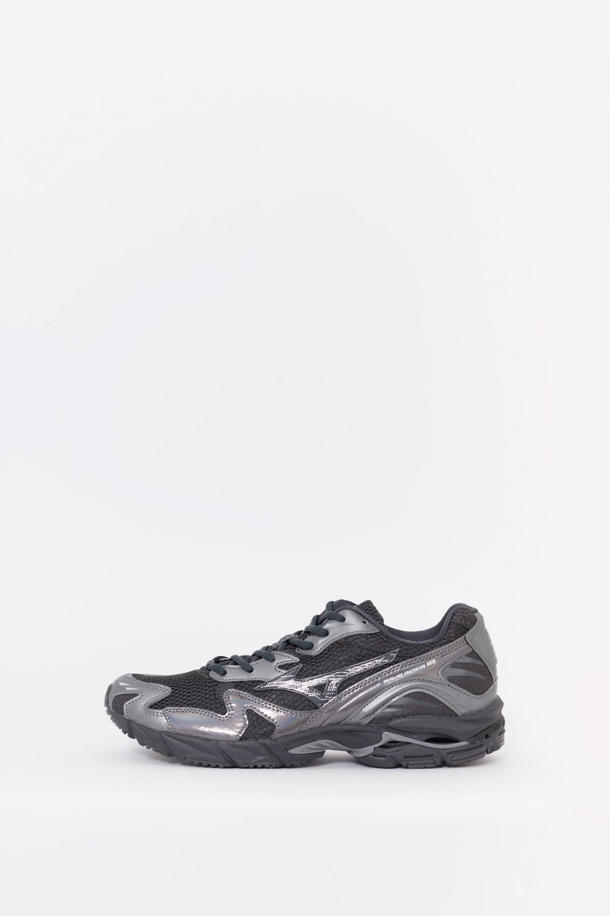MIZUNO BLACK SAND WAVE RIDER 10 S SNEAKERS IAMNUE