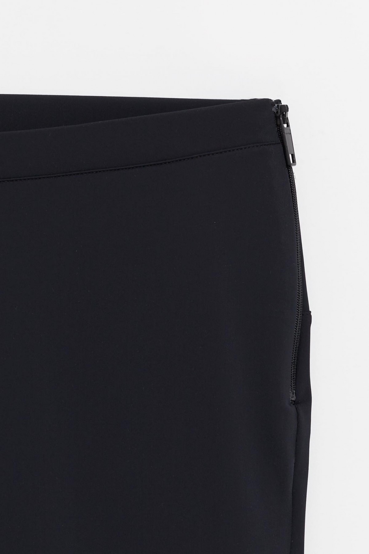 COURREGES BLACK REVERSED TECH JERSEY PANTS IAMNUE