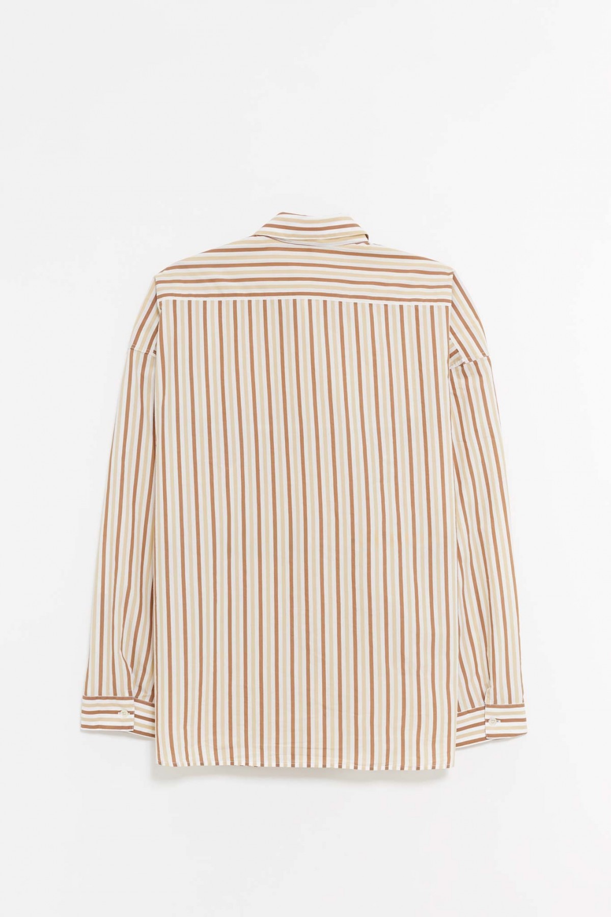SUNFLOWER BEIGE STRIPE STABLE SHIRT IAMNUE