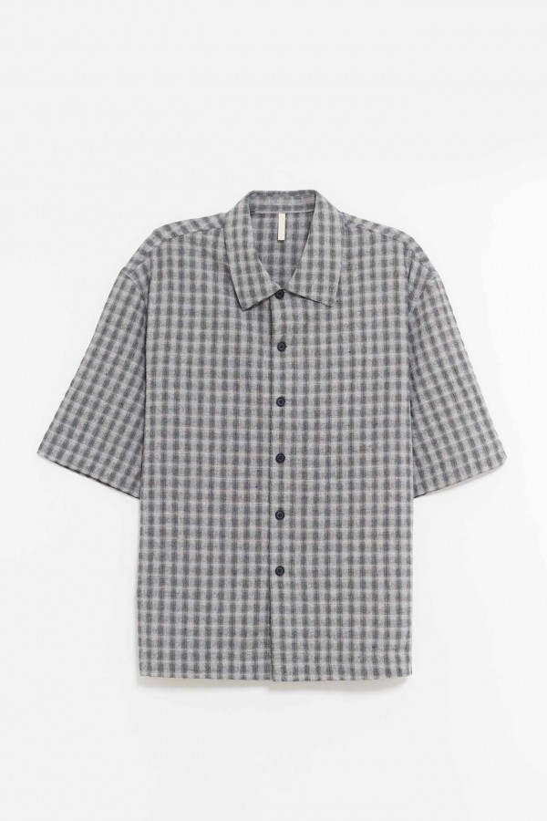 SUNFLOWER ANTRACITE ADAM SHIRT IAMNUE