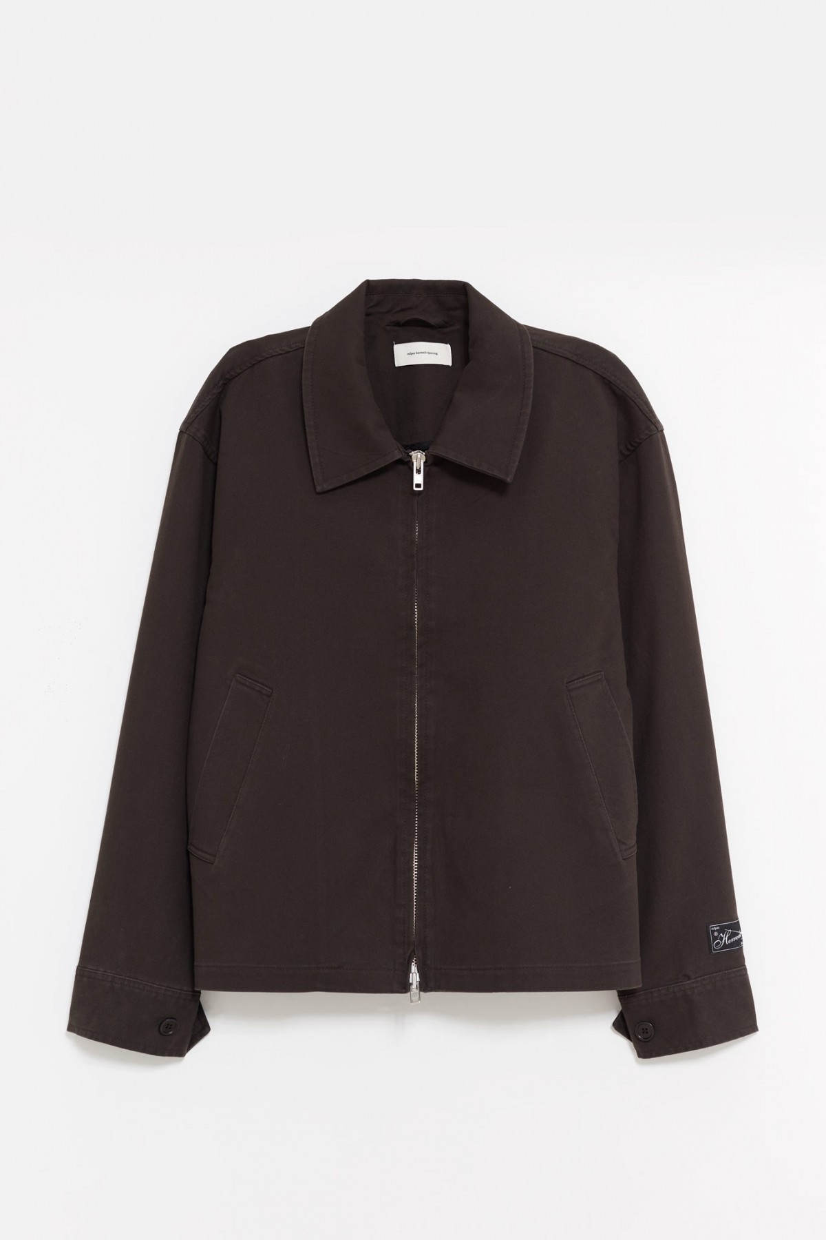 MFPEN WASHED BLACK TWILL WORK JACKET IAMNUE