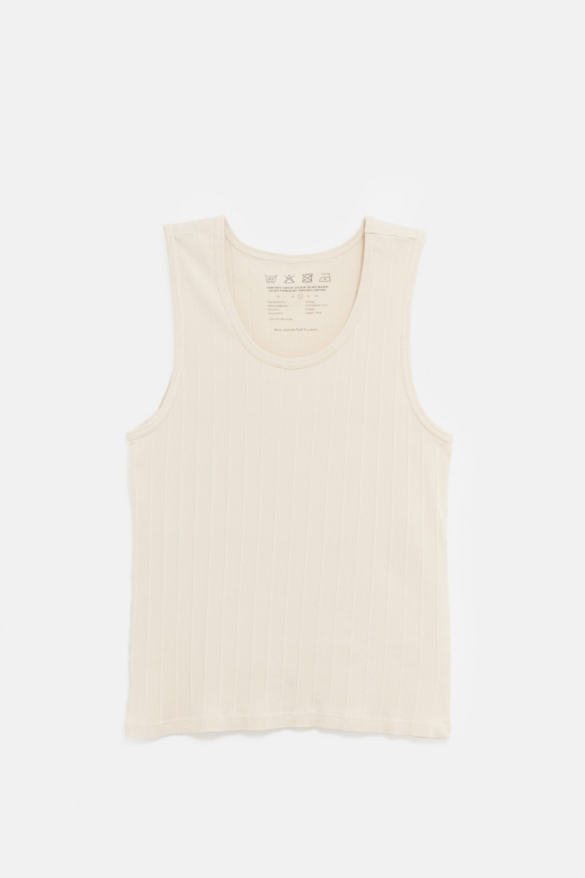 MFPEN ECRU RIB 2PACK TANK TOP IAMNUE