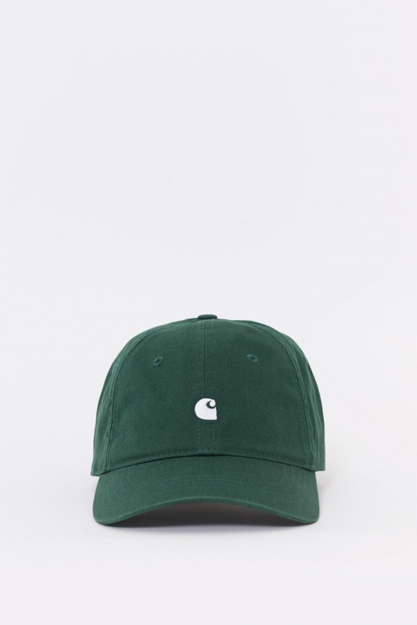 CARHARTT WIP CONIFER GREEN MADISON LOGO CAP IAMNUE