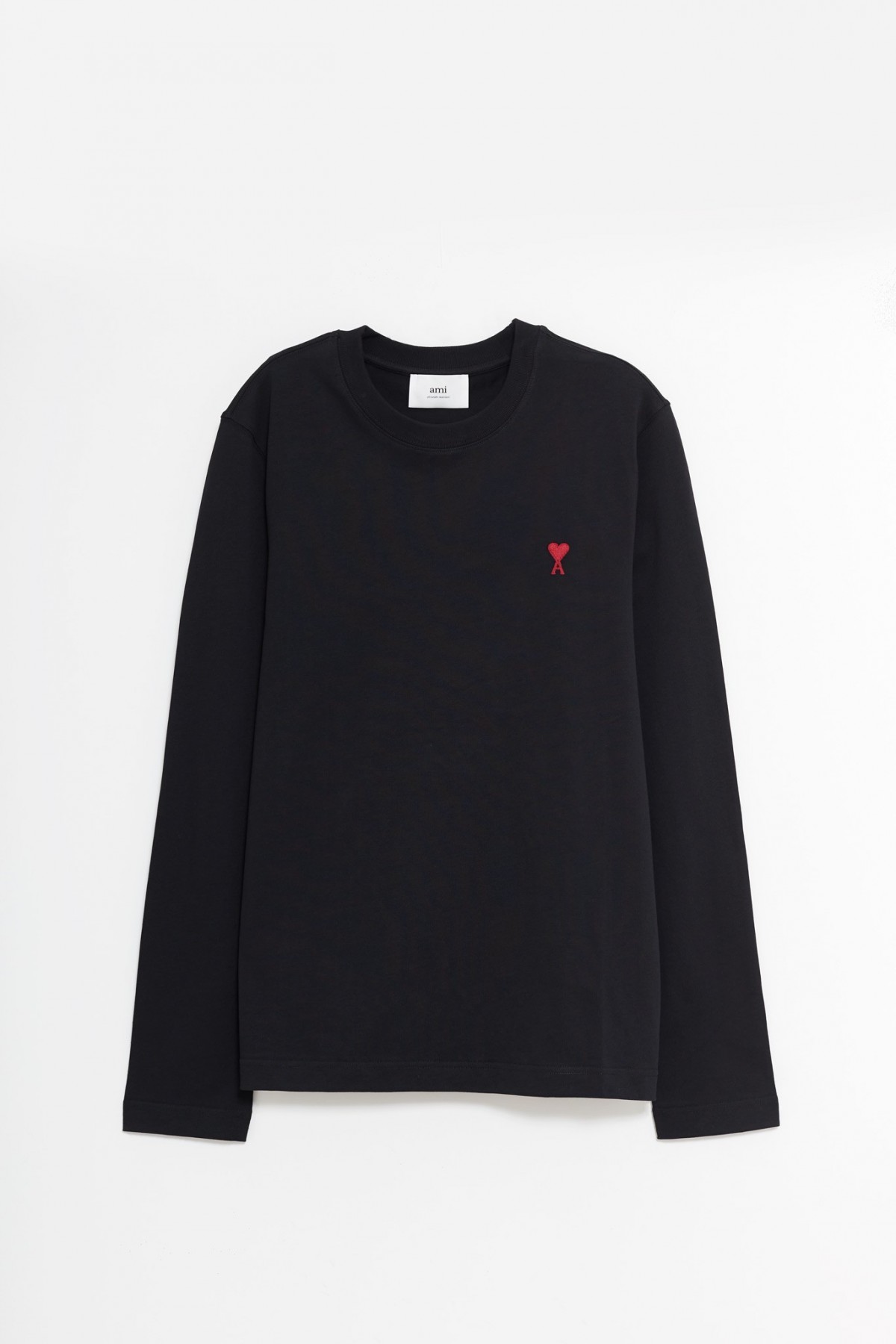 AMI BLACK ADC LS T-SHIRT IAMNUE