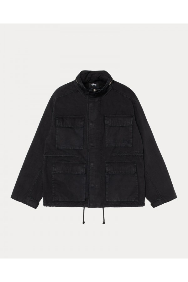 STUSSY BLACK M65 JACKET IAMNUE