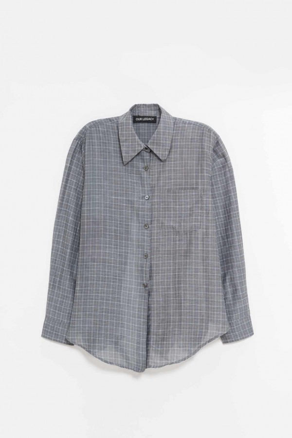 OUR LEGACY PICNIC CHECK APRON SHIRT