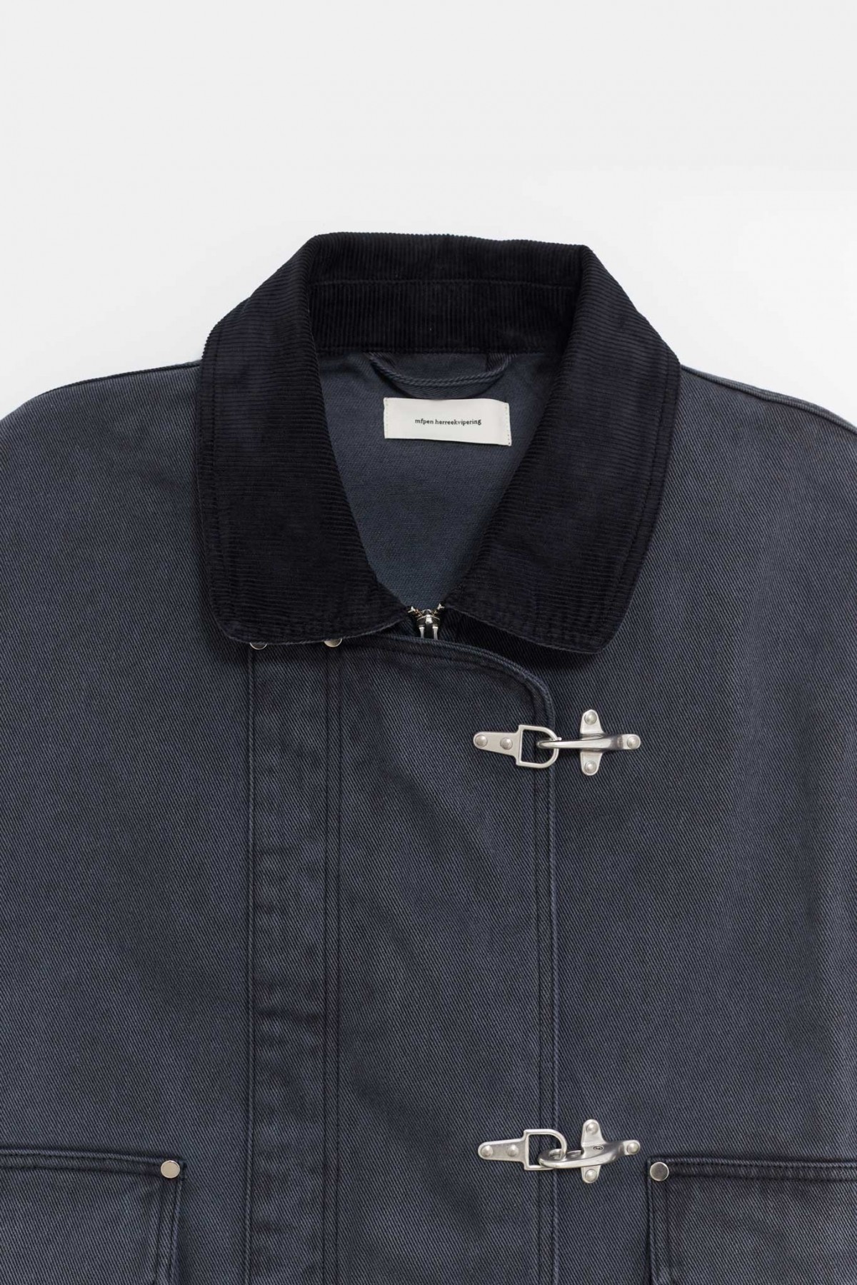 MFPEN WASHED BLACK CLASP JACKET IAMNUE