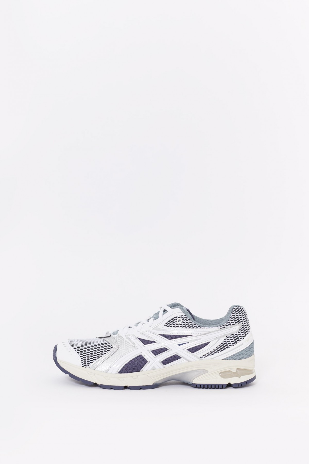 ASICS WHITE PURE SILVER GEL DS TRAINER 14 SNEAKERS IAMNUE