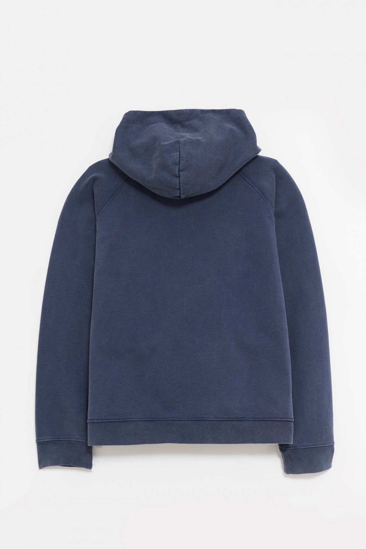 SECOND LAYER NAVY ROLA ZIP HOODIE IAMNUE