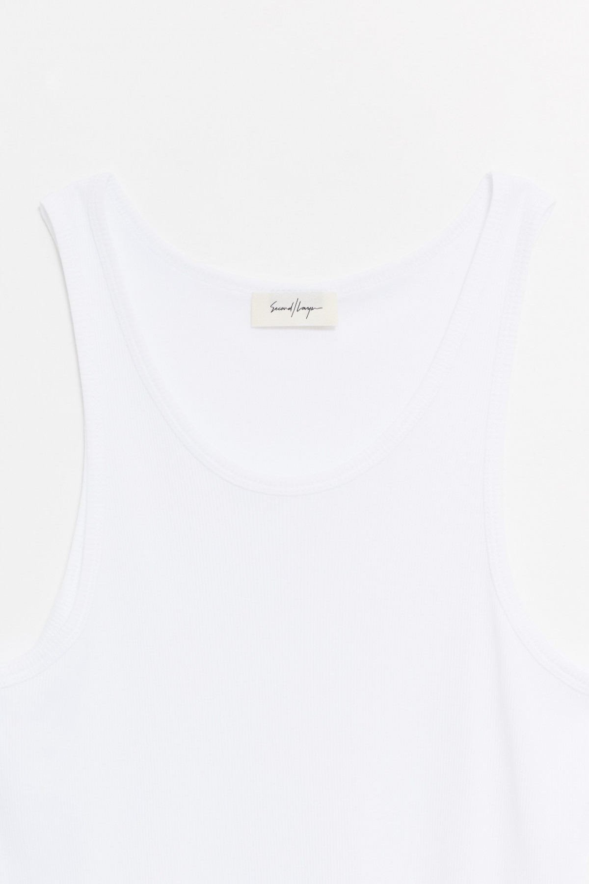 SECOND LAYER WHITE LOS NIÑOS TANK TOP T-SHIRT IAMNUE