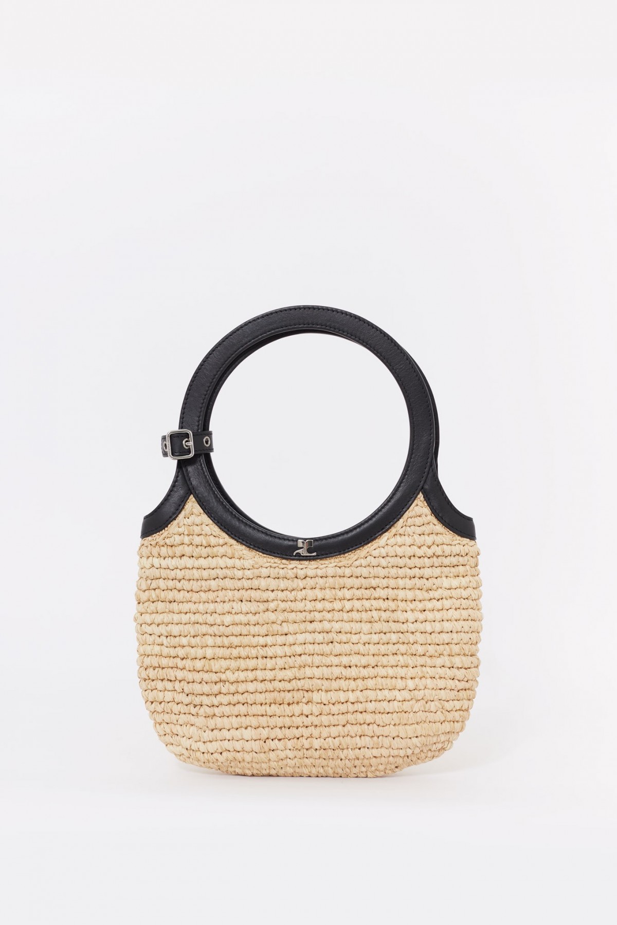 COURREGES NATURAL HOLY RAPHIA BAG IAMNUE