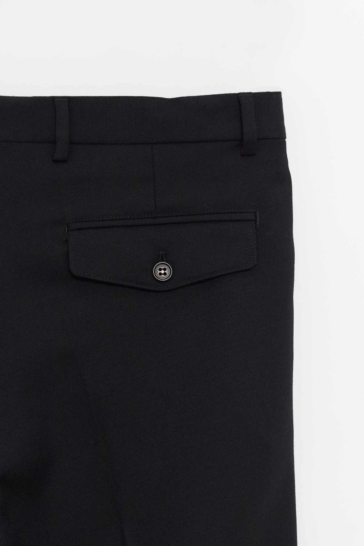 SUNFLOWER BLACK WIDE PLEATED TROUSER IAMNUE