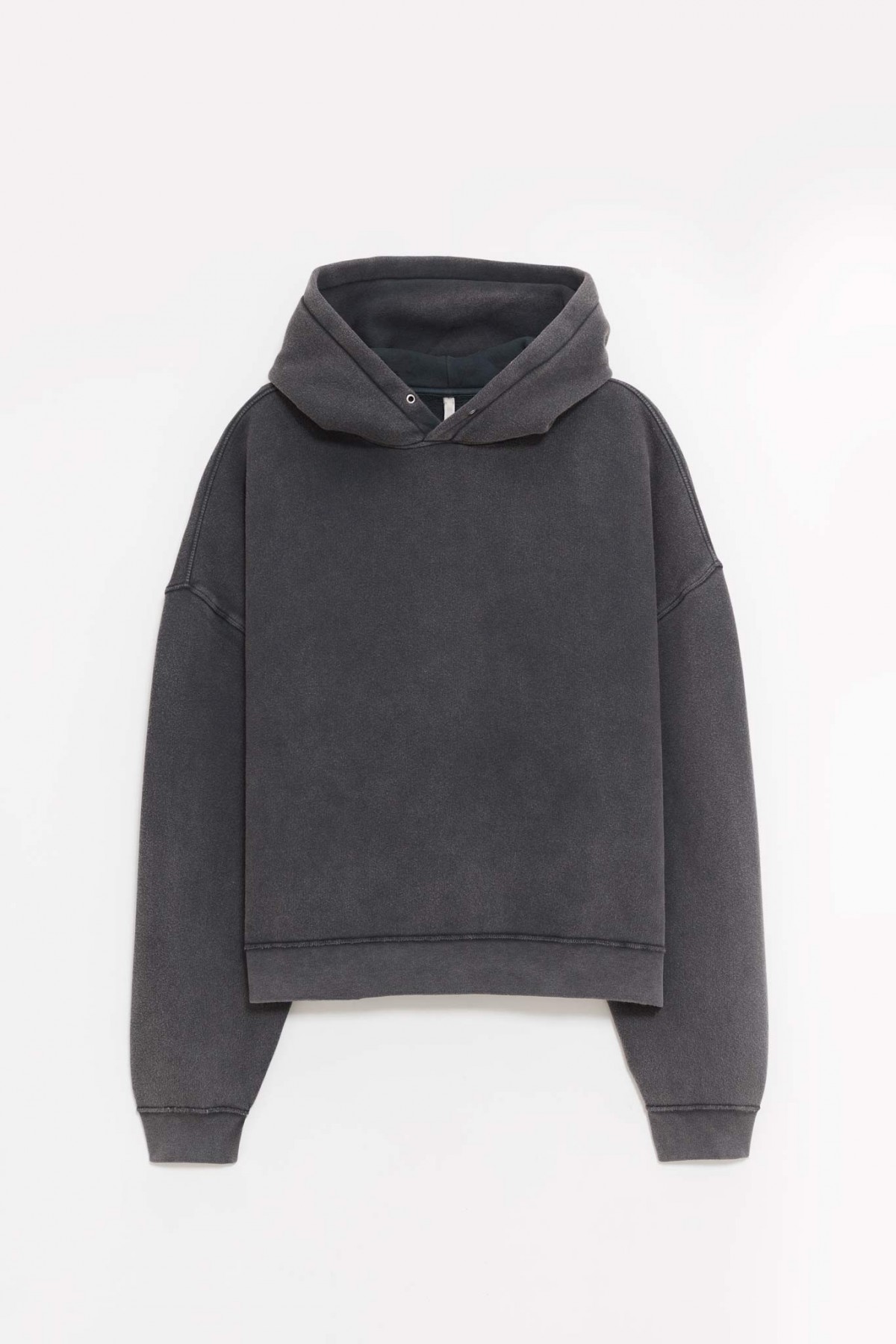 SUNFLOWER ANTRACITE WASHED HOOD SWEAT HOODIE IAMNUE