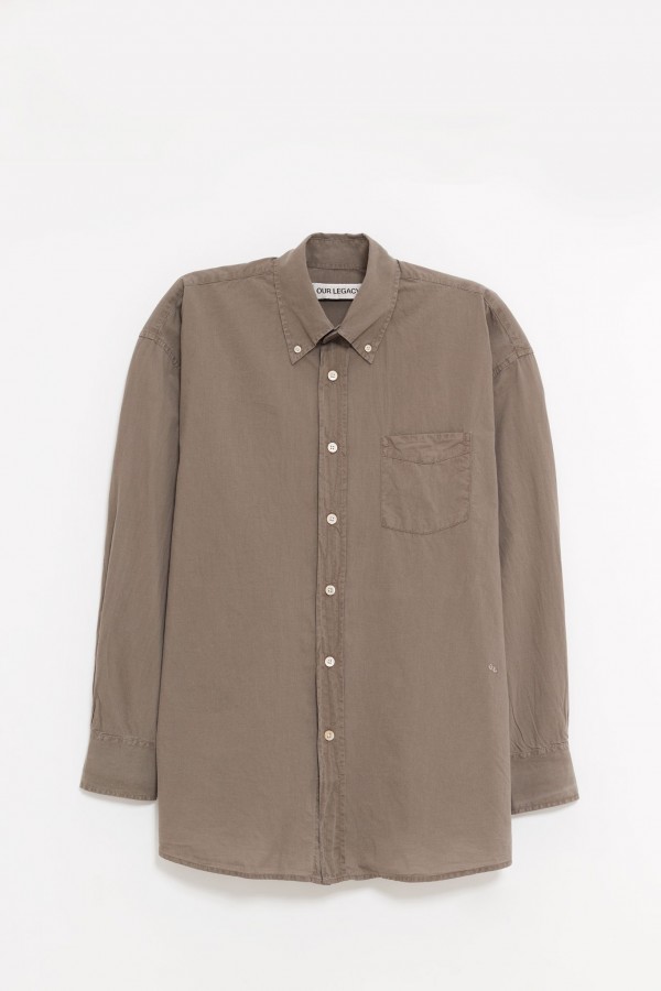 OUR LEGACY CLAY BORROWED BD SHIRT IAMNUE