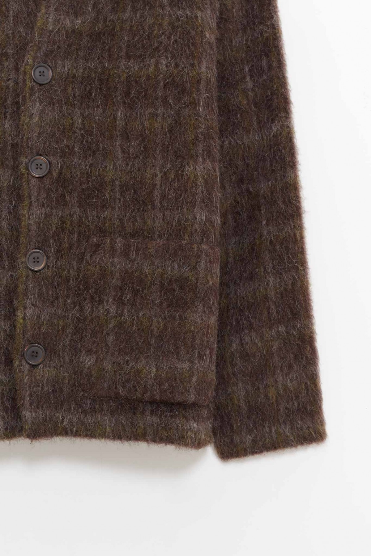 OUR LEGACY DORF CHECK CARDIGAN IAMNUE